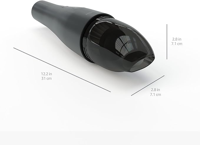Amazon Basics Cordless Handheld Vacuum, USB Chargeable, Black- 9889