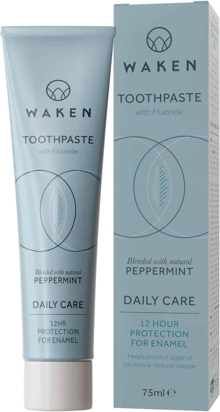 Waken, 75Ml, Peppermint Toothpaste-With Fluoride-0208