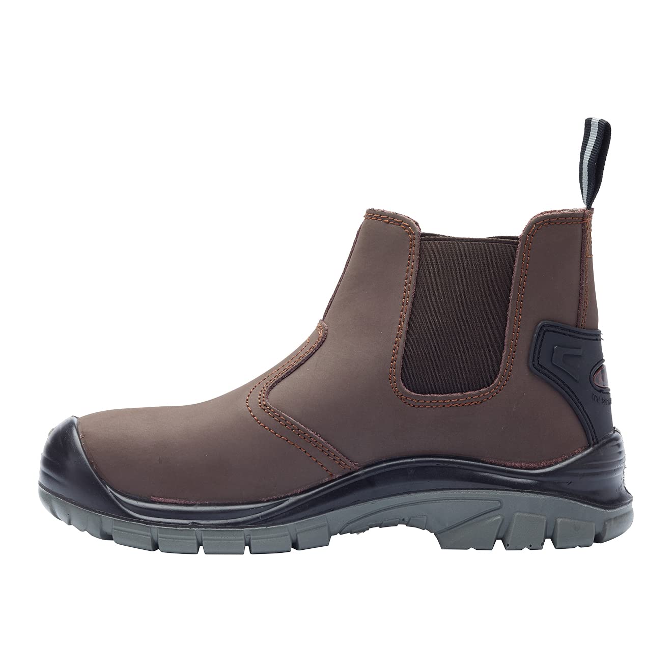 Blackrock S3 Pendle Composite Dealer Work Boots, Mens Womens Safety Boots Brown, Composite Safety Shoes, Composite Toe Cap, Water Resistant Metal-Free Safety Boots, Non-Metallic Safety Shoes - Size 10 8489