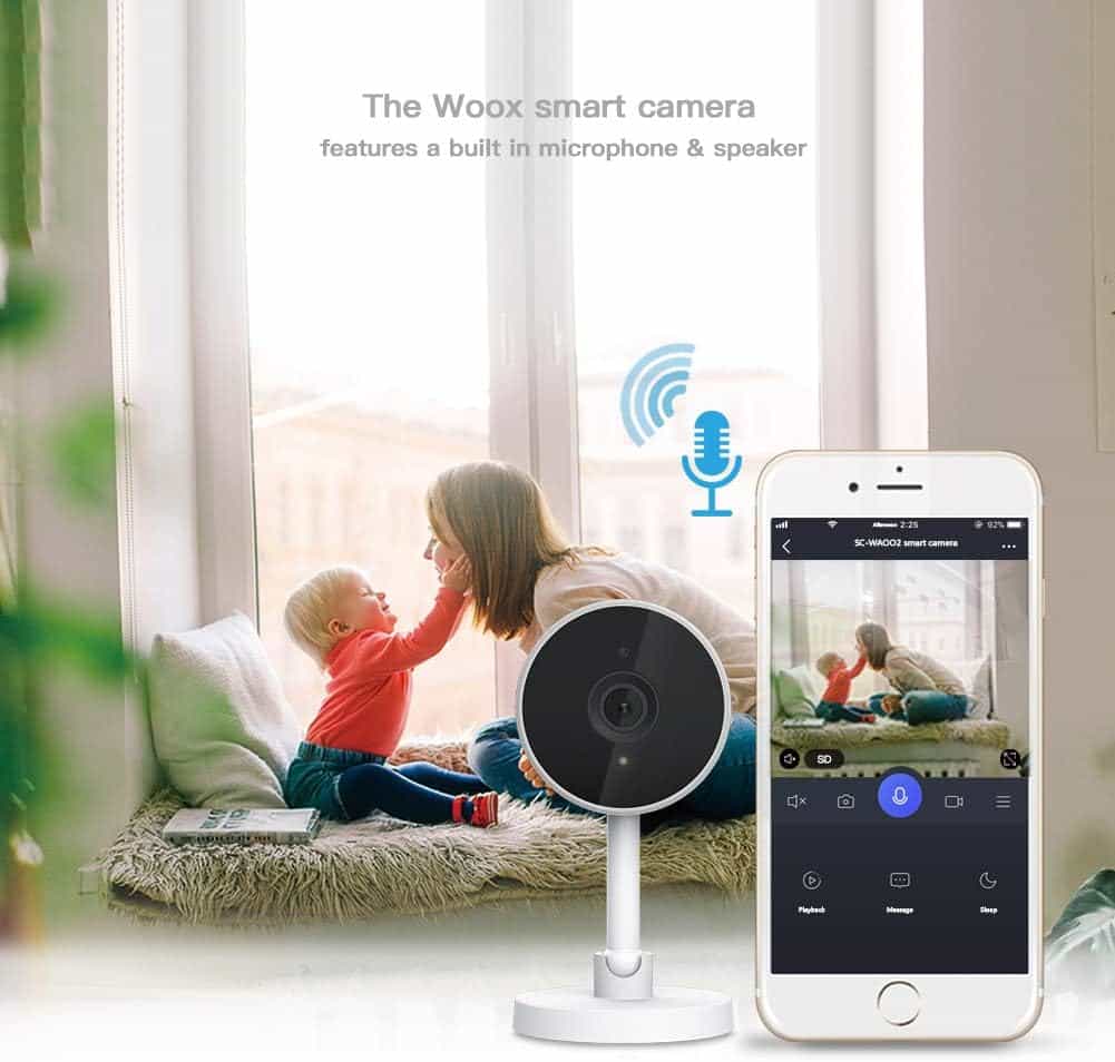 Woox Smart Camera 1080P Wifi IP Security Camera with Night Vision Motion Detection 2-0091
