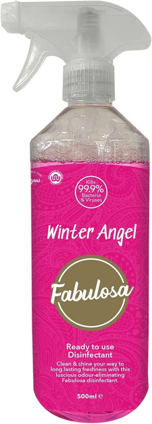 8x Fabulosa Antibacterial Disinfectant Spray,Winter Angel-500ml-QTY 8-5466