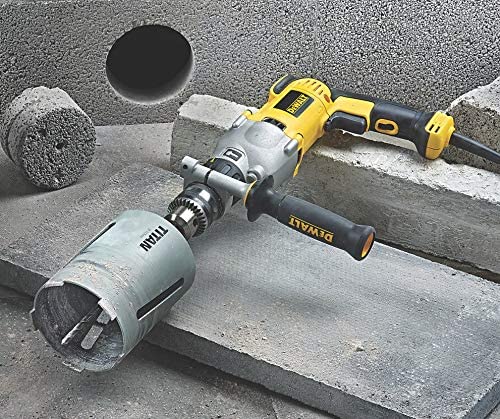DeWalt D21570K 1300w 127mm Dry Diamond Core Hammer Drill, Yellow/Black, 240 Volt
