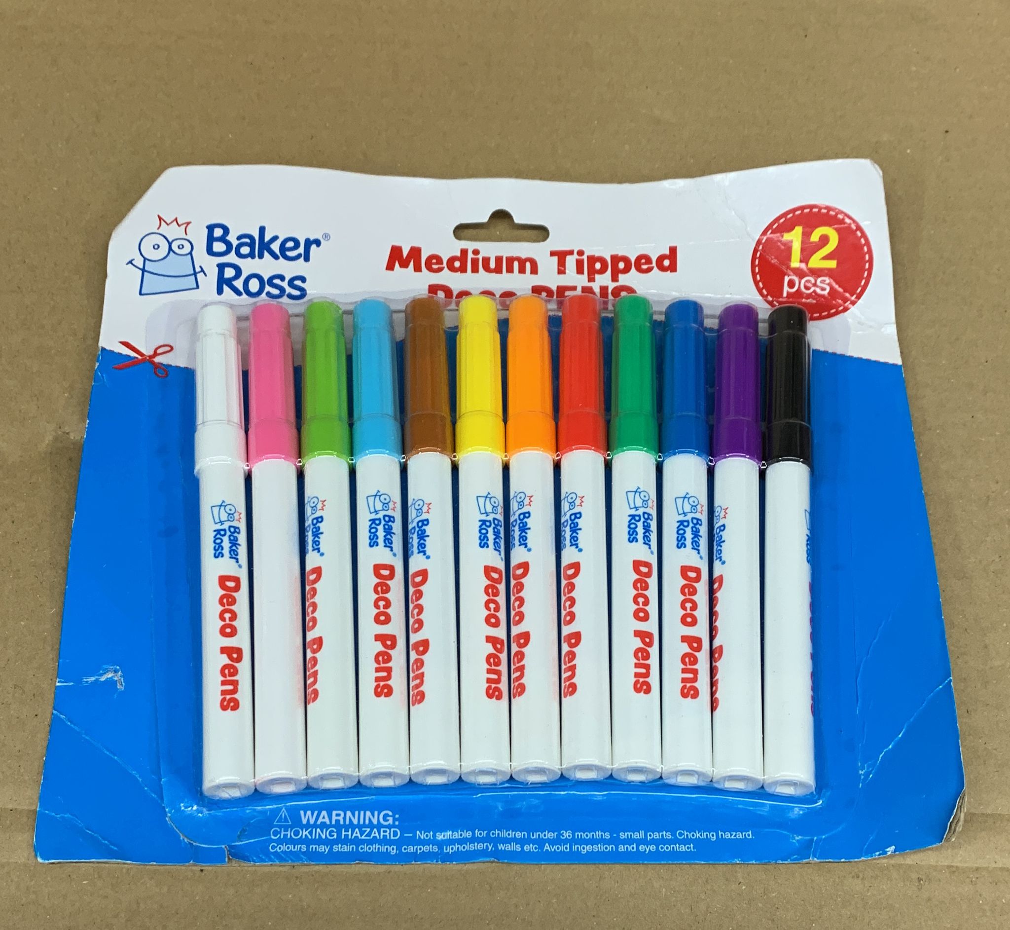Baker Ross AX112 Deco Pens - Pack of 12-7250