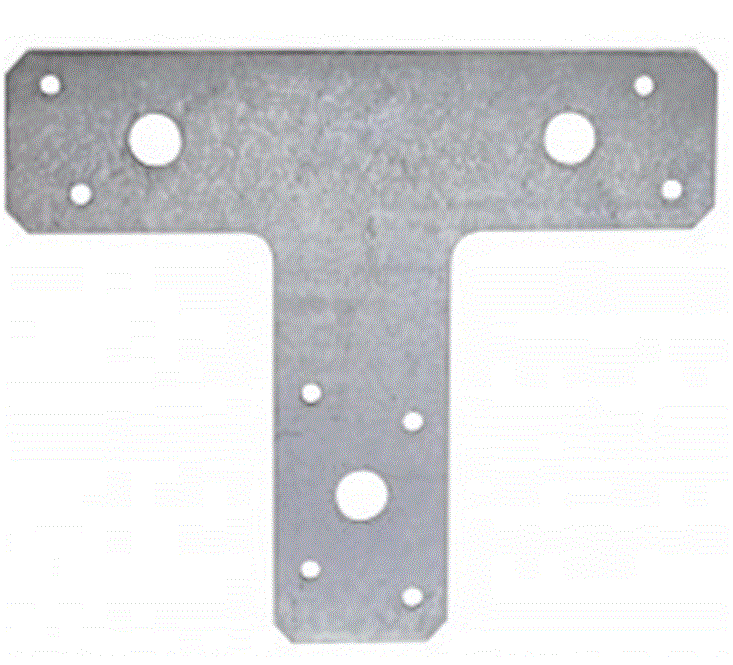 Simpson Strong-Tie 66T 150mm Long x 125 High T Bracket Pre-Galvanised