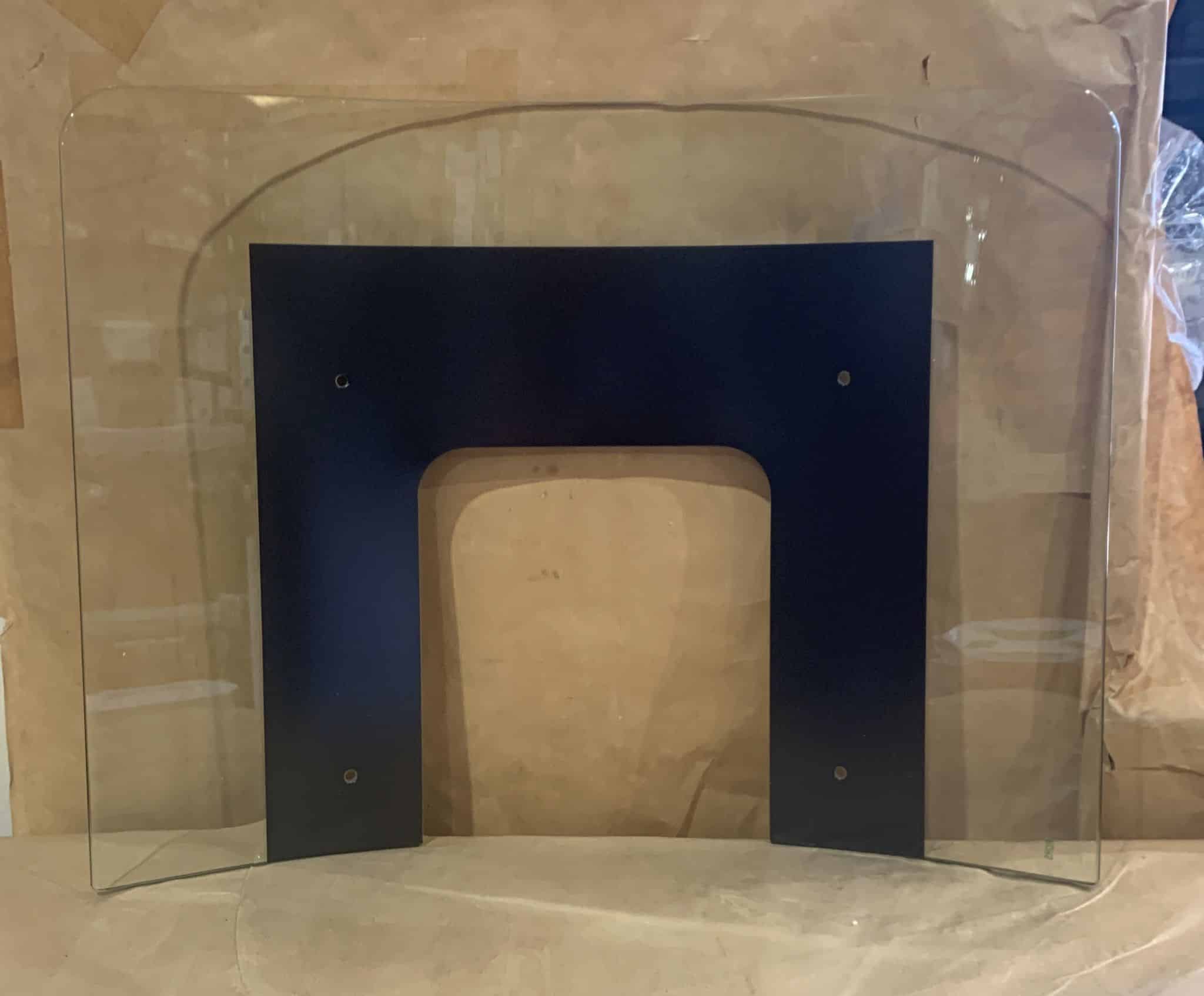 Cooke & Lewis Cooker hood Glass,(W)60cm Black CLCGB60-7270