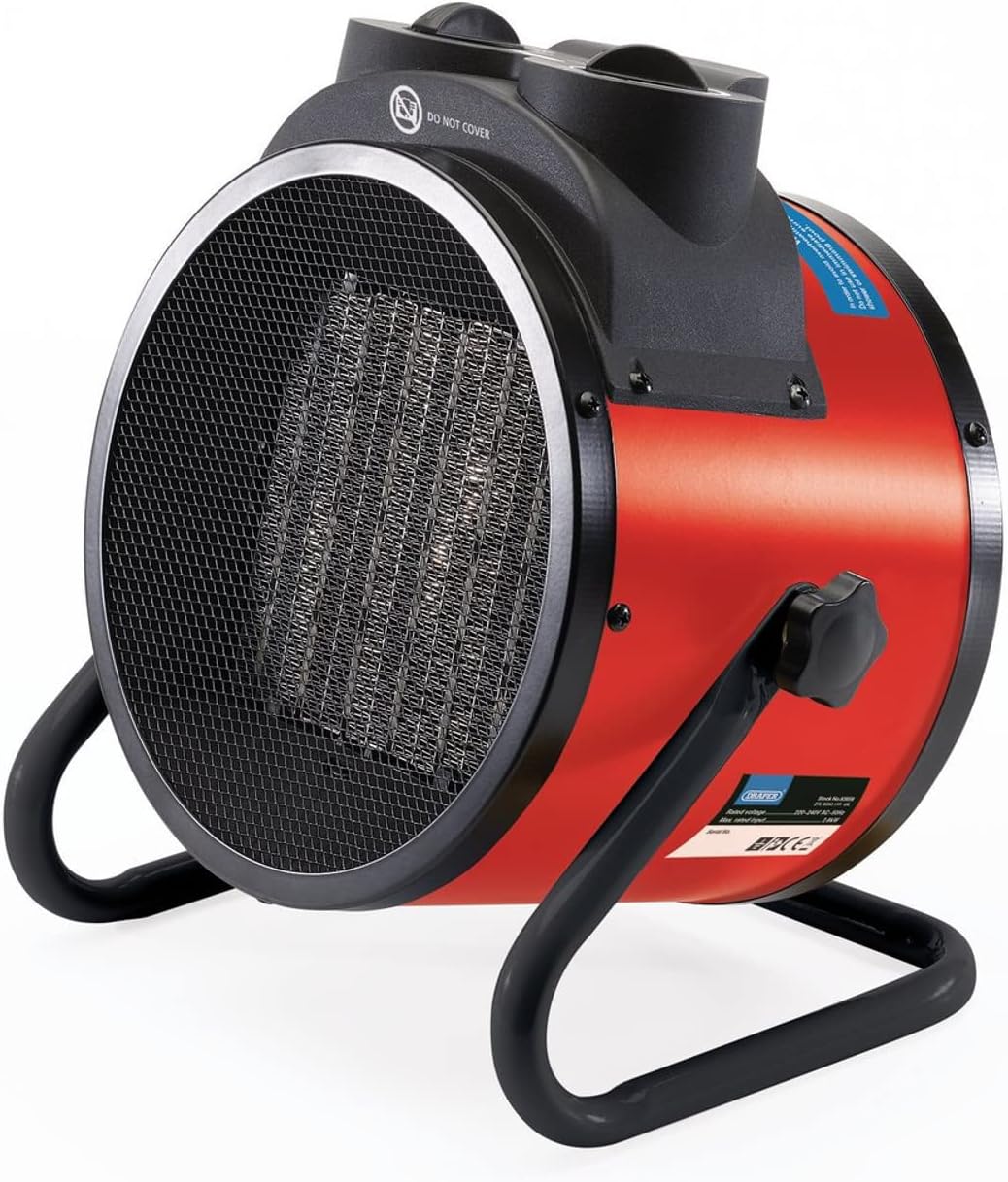 Draper 230V PTC Electric Space Heater, 2kW 92967-9672