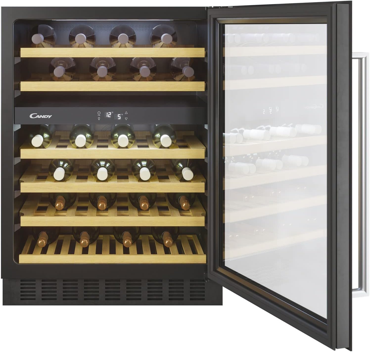 Candy 46-Bottle Dual Zone Built-in Wine Cooler CCVB60DUK  -4828