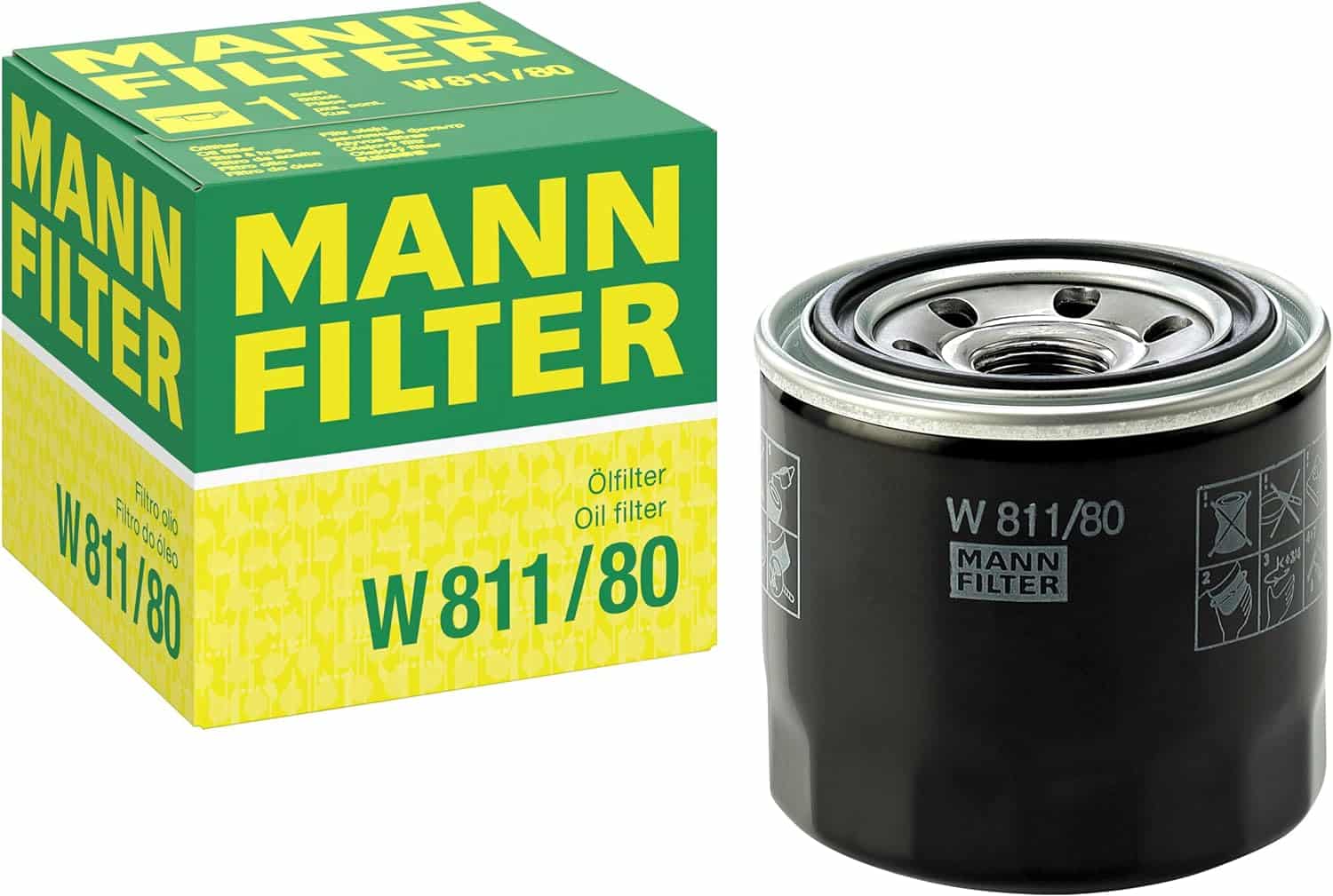 MANN-FILTER W 811/80 Oil filter – For Passenger Cars and Utility Vehicles-0001