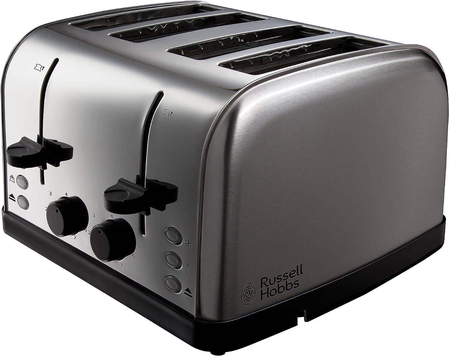 Russell Hobbs 18790 Futura Stainless Steel Four Slice Toaster - 9906