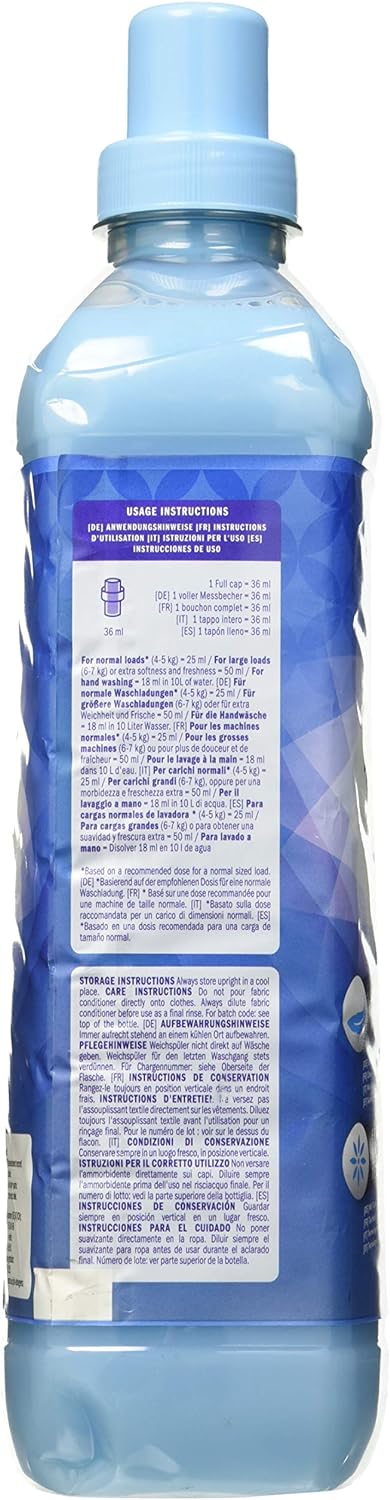 Amazon Brand - Presto! Fabric Softener Blue, Fresh Scent, 60 Washes, 1500 ml 3224