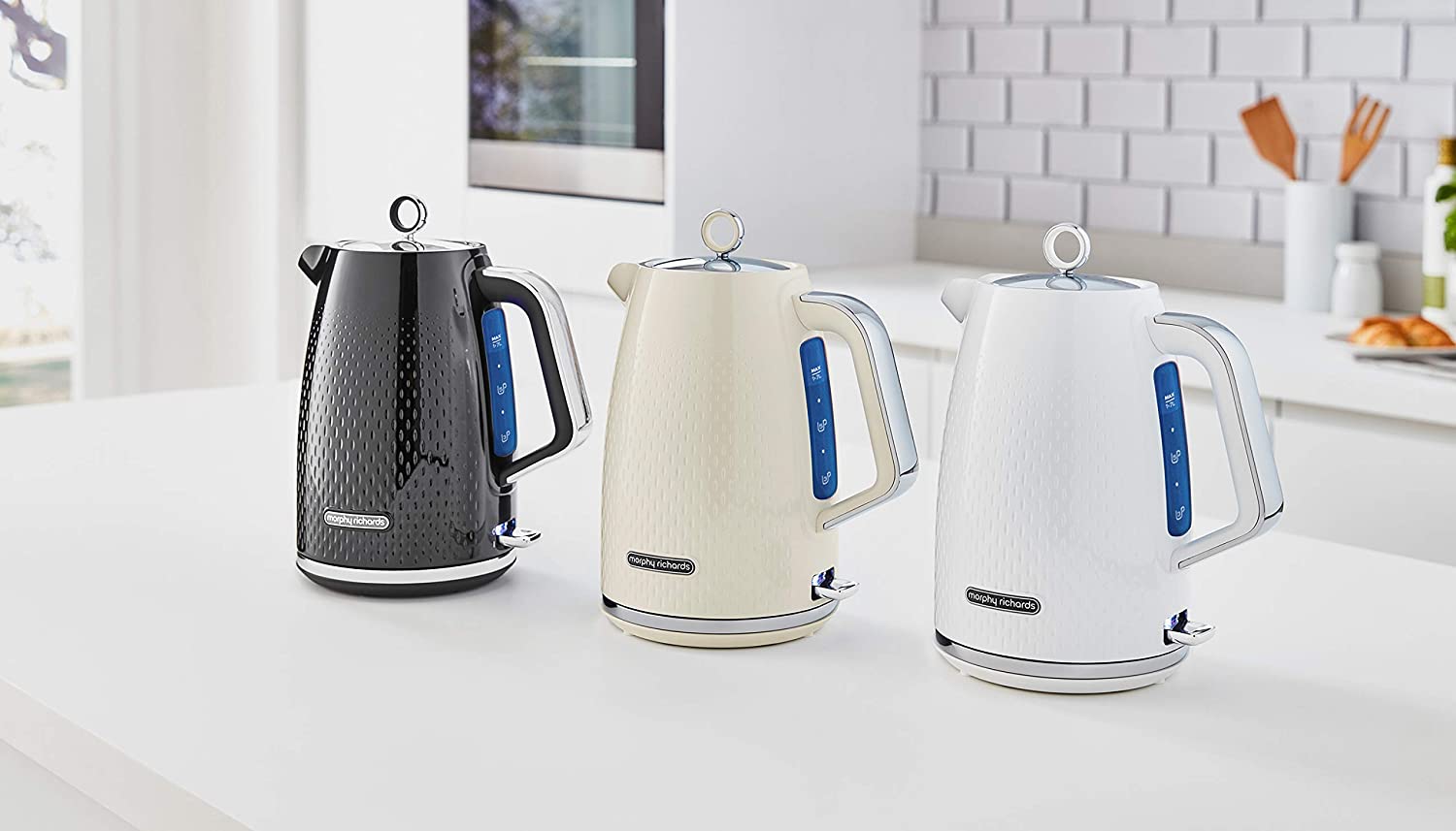 Morphy Richards Kettle,Electric 1.7liters,White 103012
