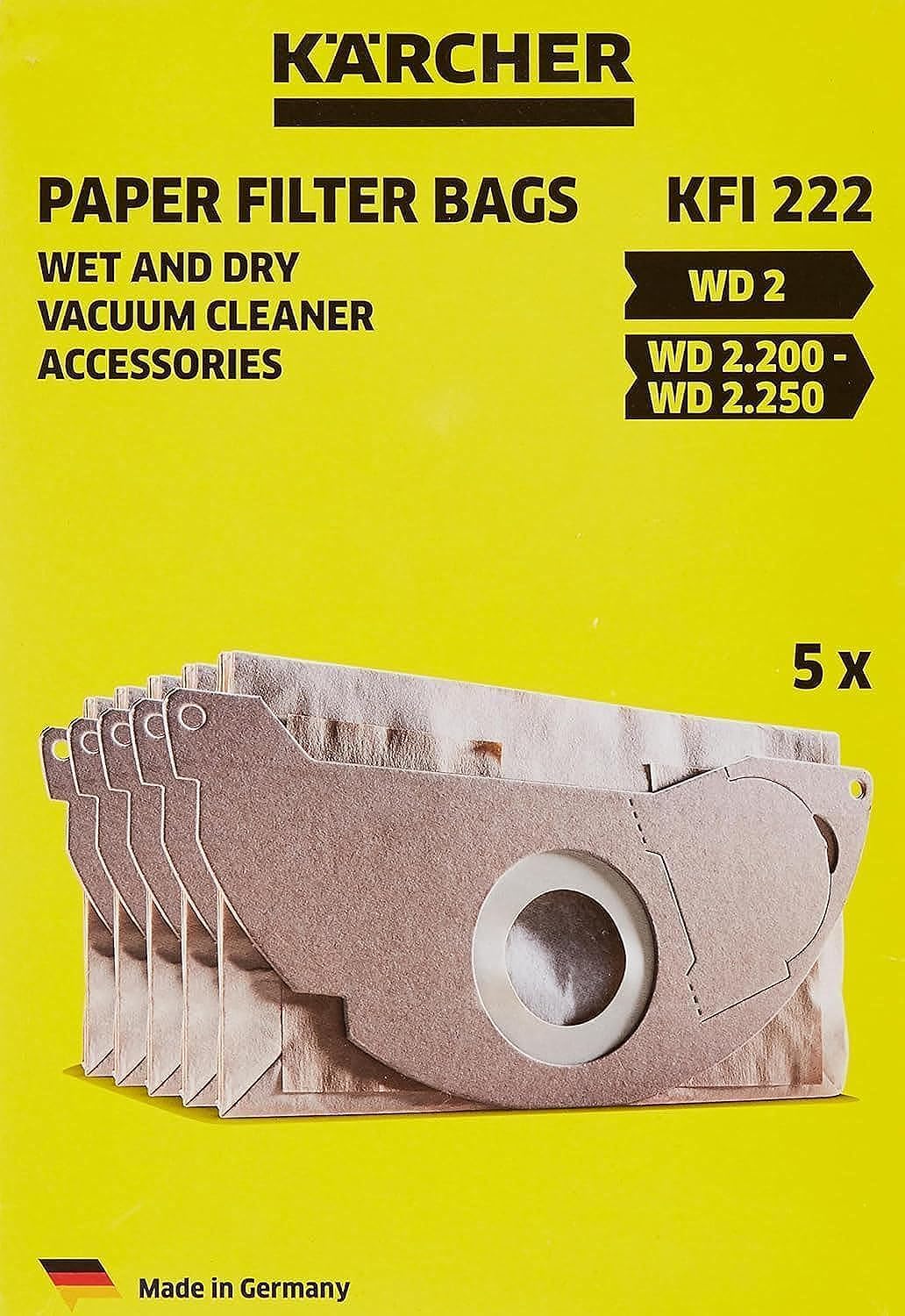 Karcher 6.904-322.0 Filter Bags 5St-9290D