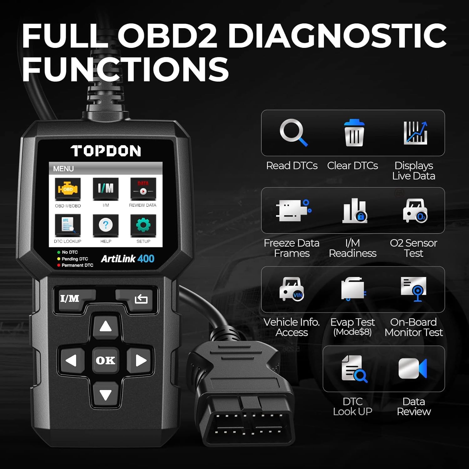 TOPDON AL400 OBD2 Code Reader -2569