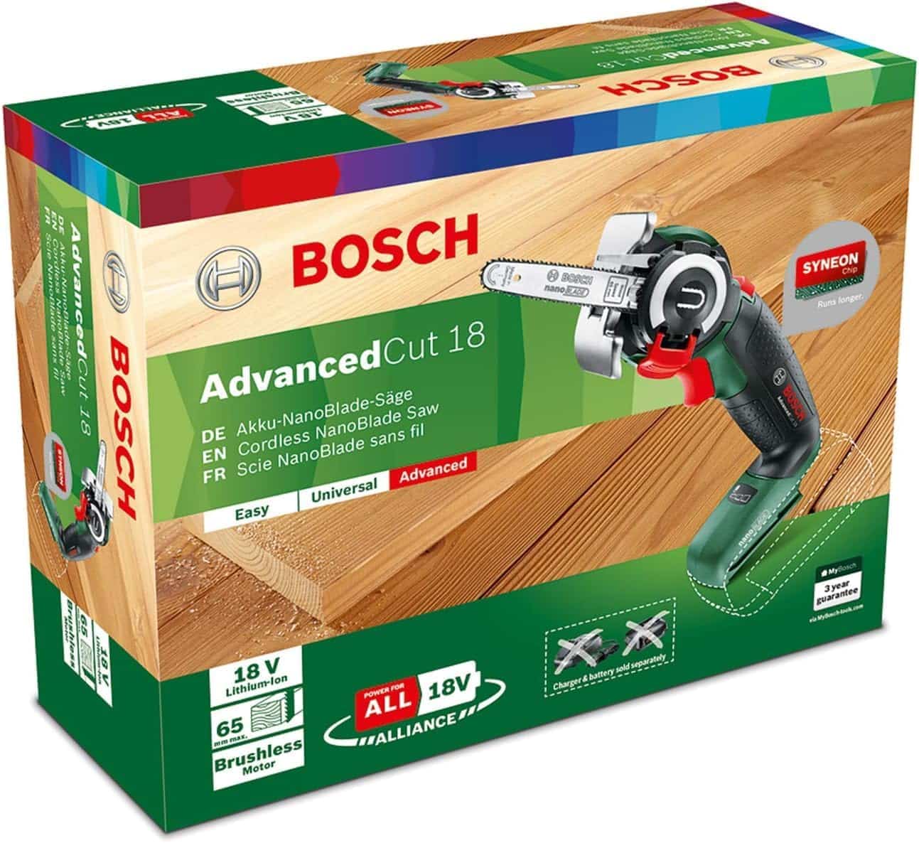 Bosch Home and Garden Cordless Saw AdvancedCut 18 LI Bare unit 2014