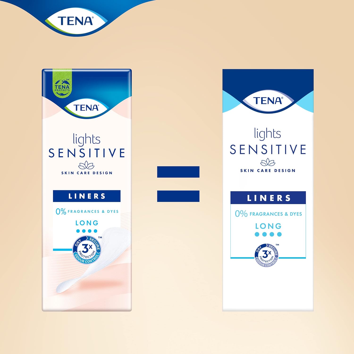 TENA Lights Long Liner, 120 Incontinence Liners ( 20 x 6 packs) 4059