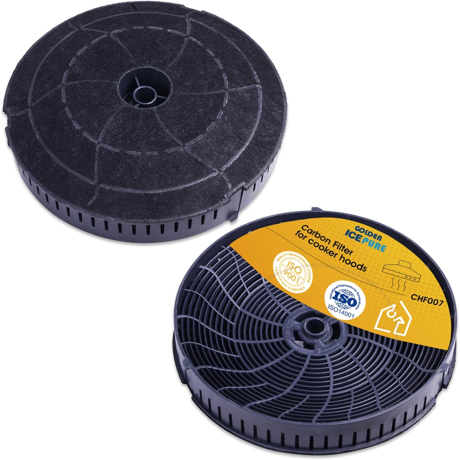 2 x Carbon Filter Activated Carbon Filter Replacement-0373