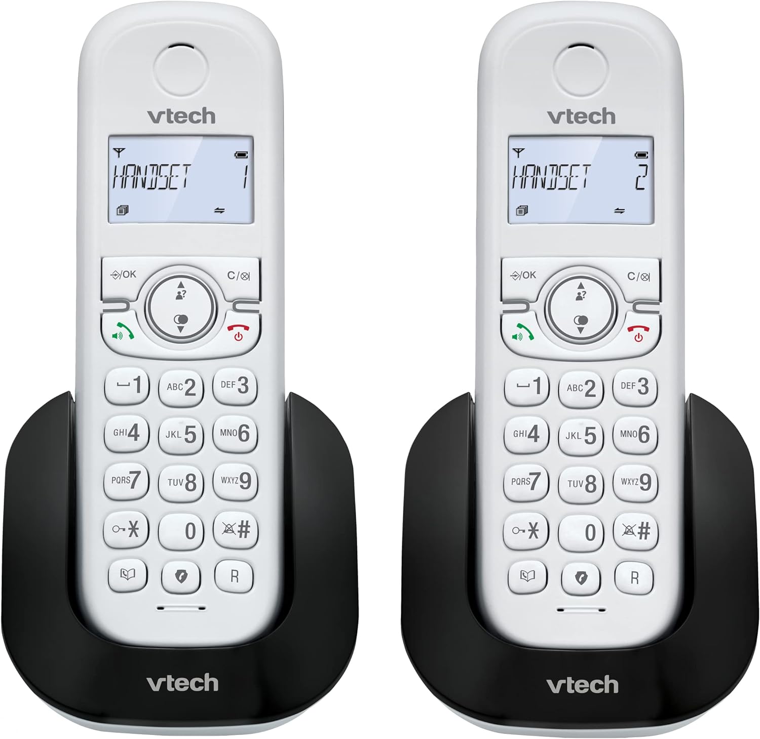 VTech CS1501 2-Handset Dual-White-4422D