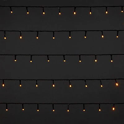 720 Warm white LED String lights Green cable-2742