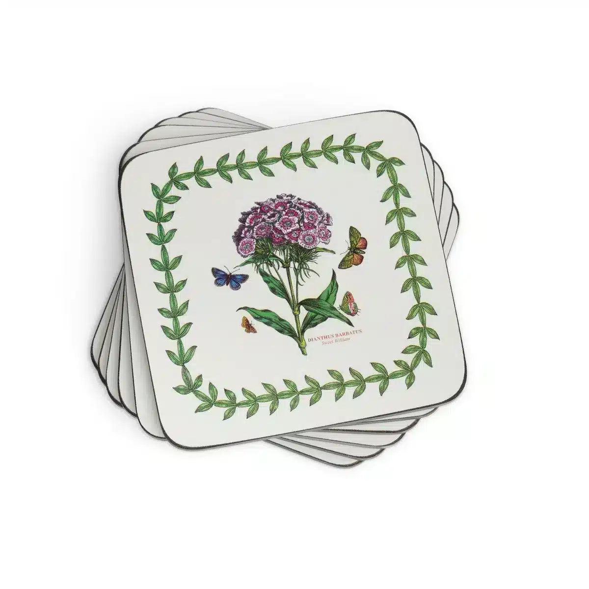 Pimpernel Botanic Garden Coasters, Set of 6, 4 Inches x 4 Inches 2177
