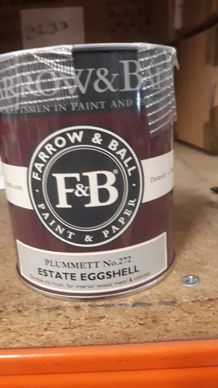 Farrow & Ball Eggshell Paint,Estate Plummett No.272  750ml- 7279