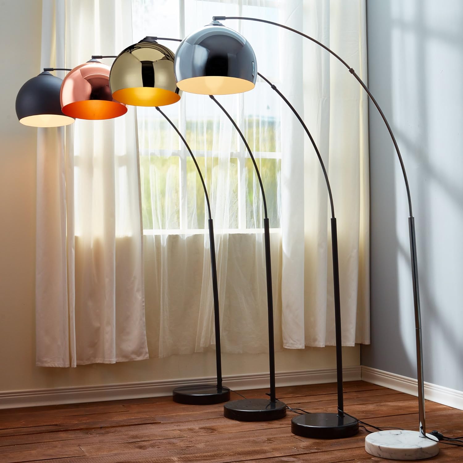 Teamson Home Floor Lamp-for Living Rooms-[Energy Class D] 2167