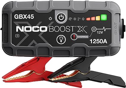 NOCO Boost X GBX45 1250A 12V UltraSafe Portable Lithium Car Jump Starter, Heavy-Duty Battery Booster Power Pack, Powerbank Charger, and Jump Leads for up to 6.5 L Petrol and 4.0 L Diesel Engines-0064