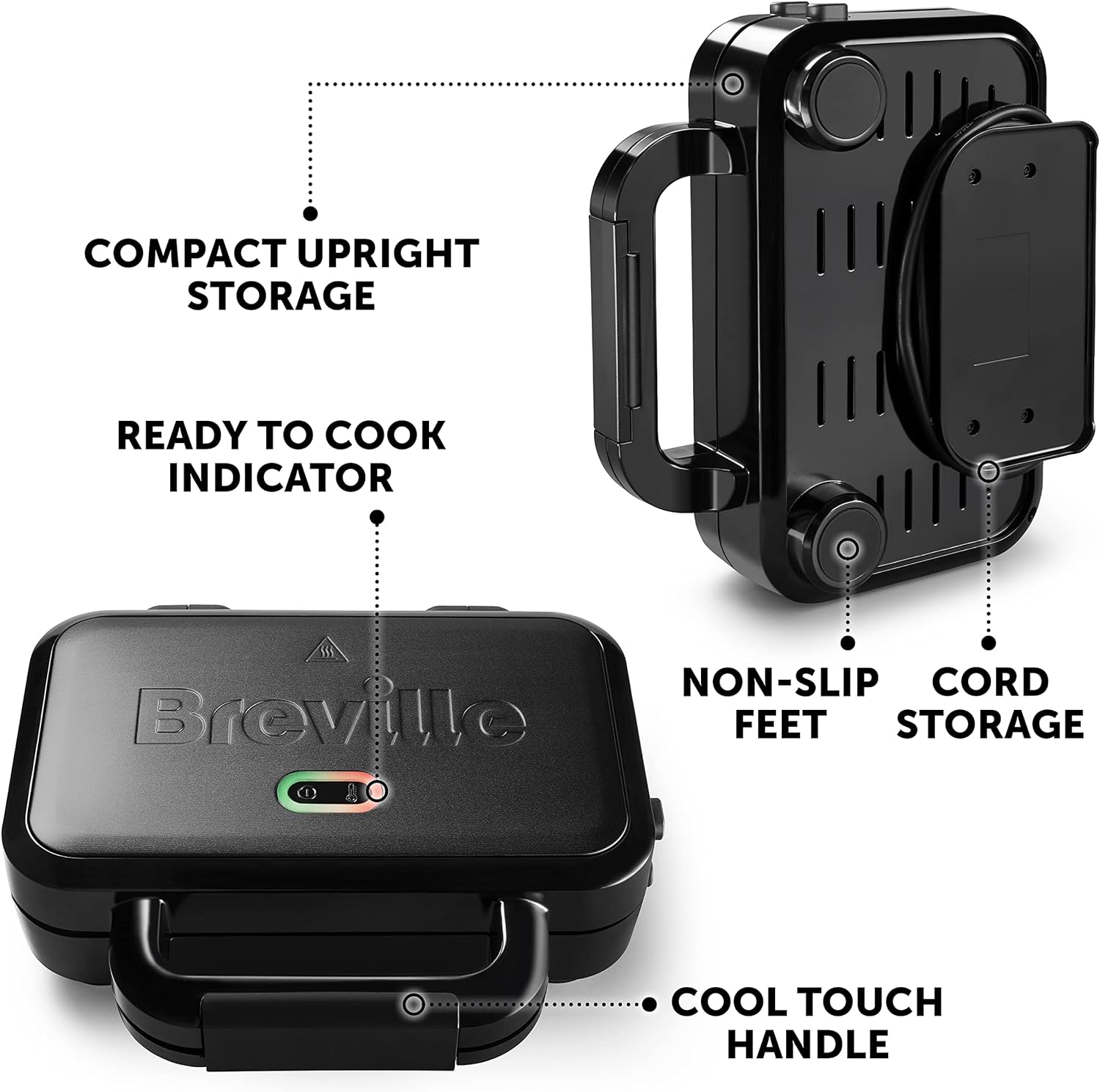 Breville Ultimate Deep Fill Black Sandwich Toaster