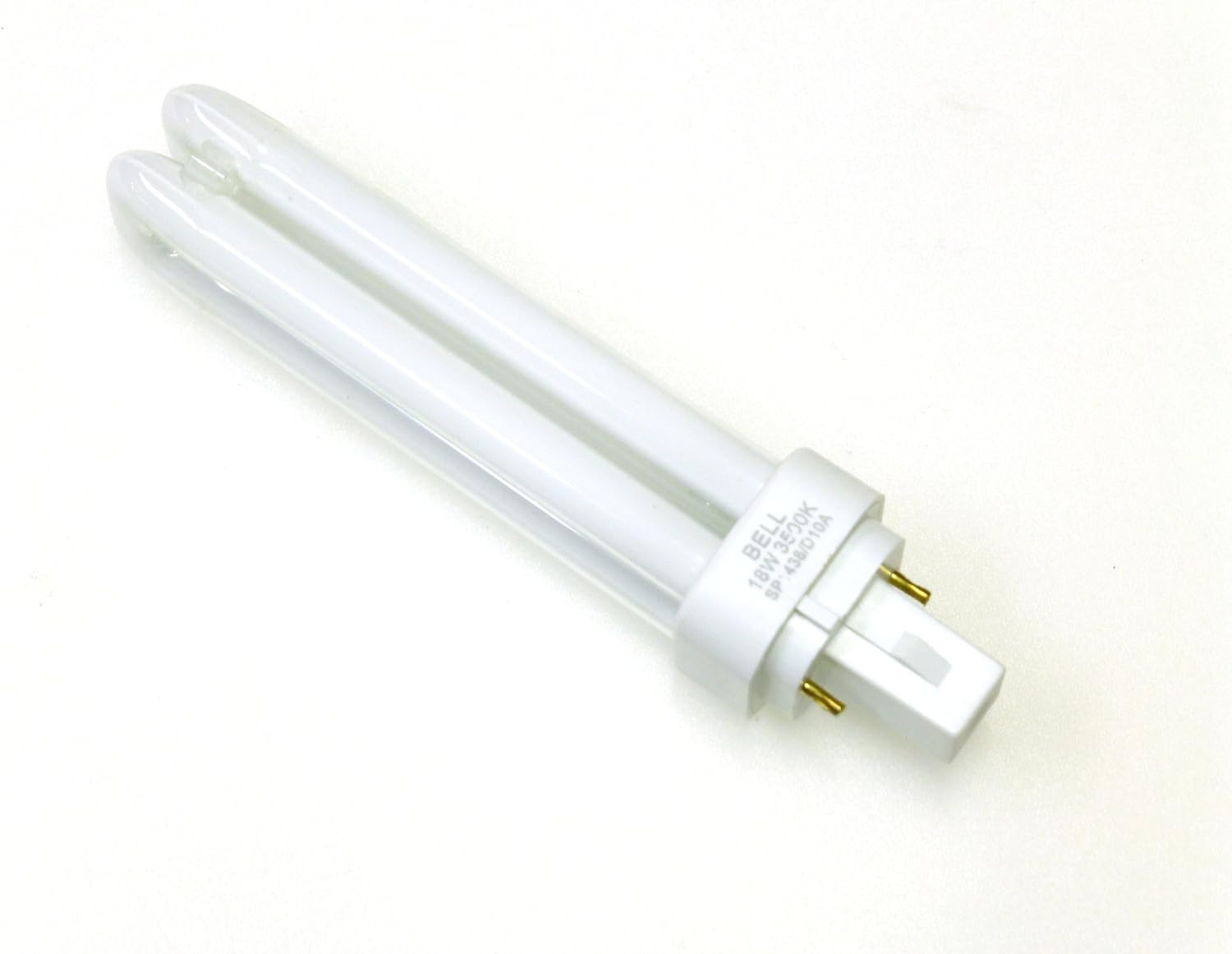18 watt Energy Saving CFL 2 pin Lamp 18W Cool White 840 G24d-2 Double turn BELL [Energy Class G] 1520