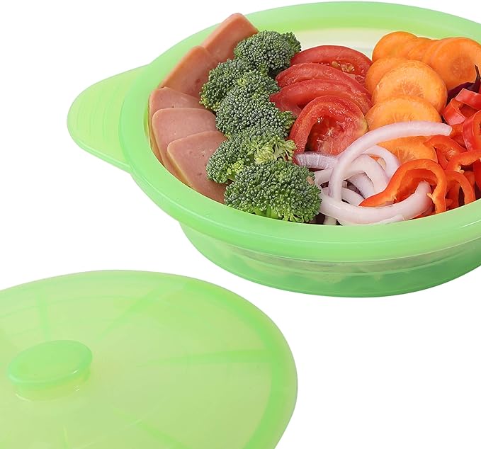 Small Microwave Steamer, Silicone Steamer