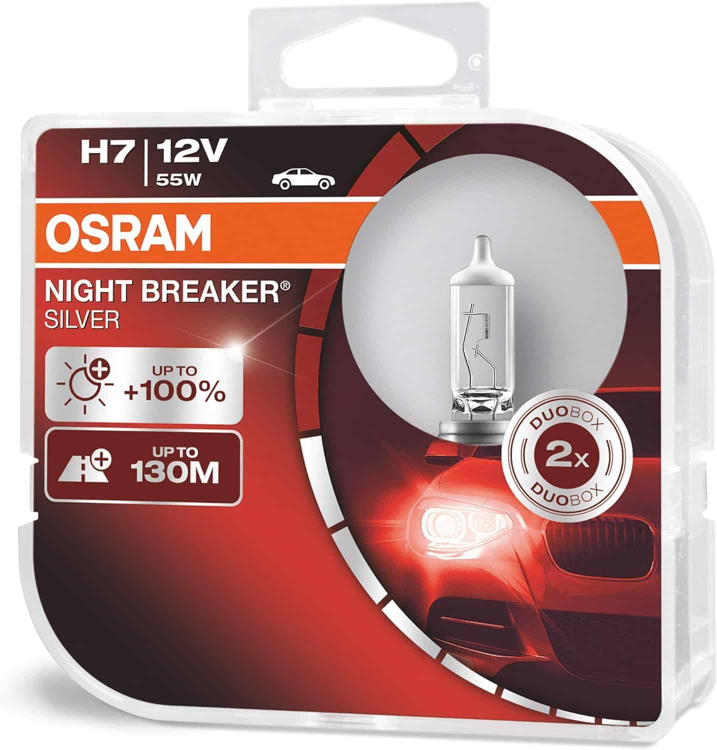 OSRAM NIGHT BREAKER SILVER H7, +100% more brightness, halogen headlamp-2719