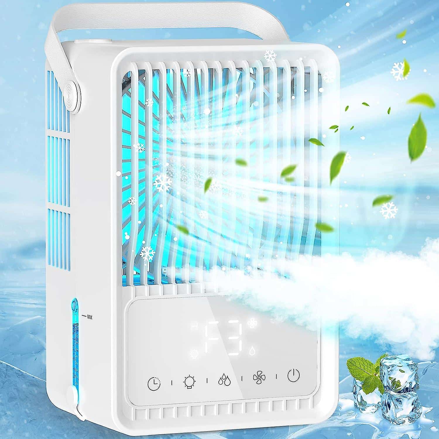 Evaporative Air Cooler Usb Portable Air Conditioners Fan For Home Room Office-1204