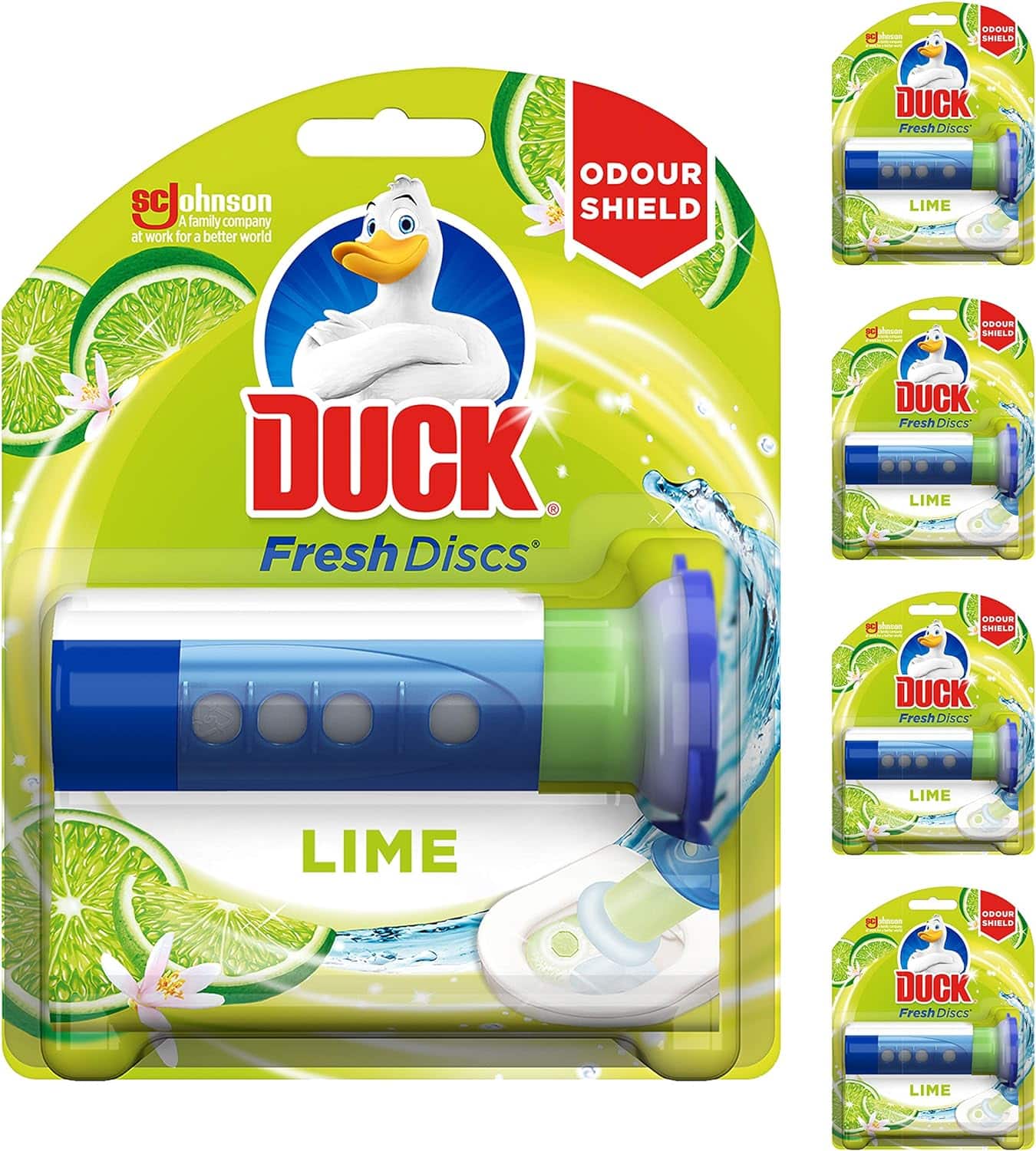 Duck Fresh Disc Toilet Cleaner Starter Pack- Box of 5-6572