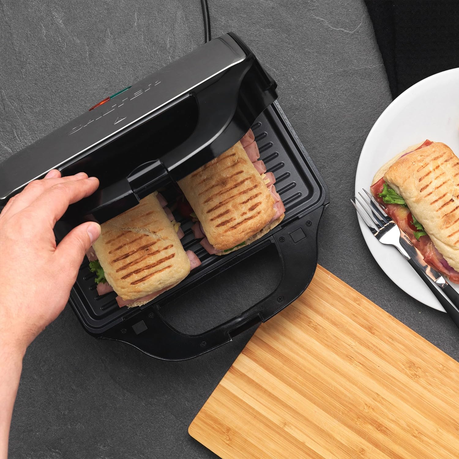 Salter EK2143 3-in-1 Sandwich Toaster-8912U