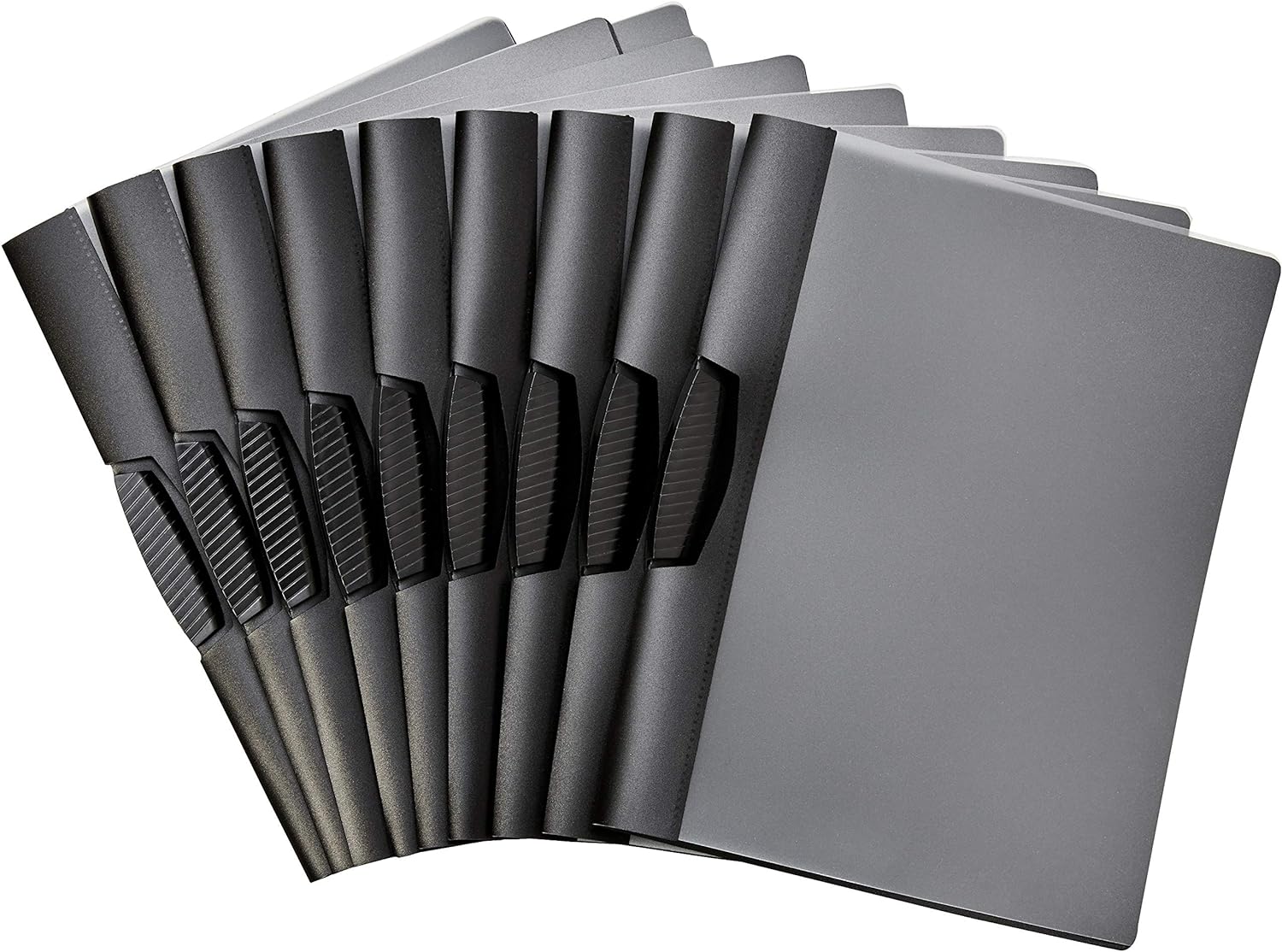 Amazon Basics Report Folder Cover with Clip, Pack of 10, Grey 2823