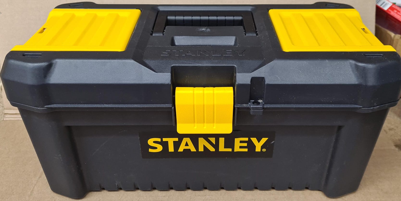 Stanley Polypropylene (PP) 3 compartment Toolbox (L)406mm (H)195mm-5170