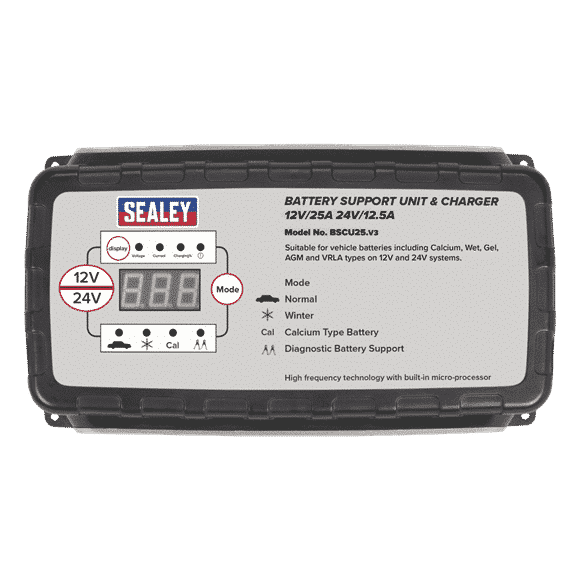 Sealey BSCU25 Battery Support Unit and Charger 8645