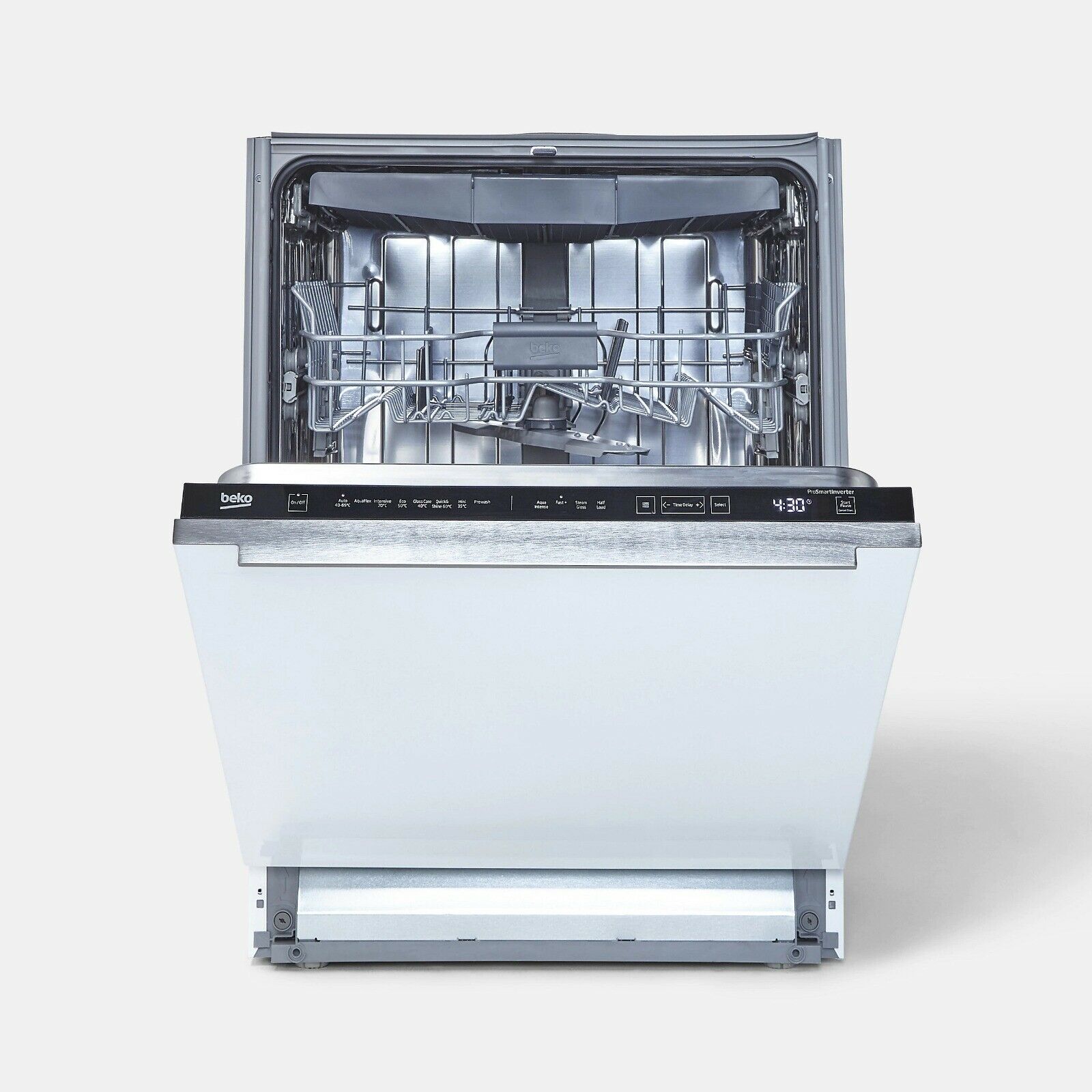Beko DIN48Q21 Integrated Black & white Full size Dishwasher 98039