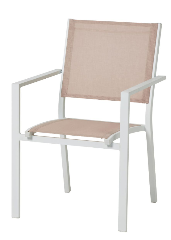 Blooma BARBANA PINK METAL CHAIR, Garden Arm Chair, Cosmetic mark 3911