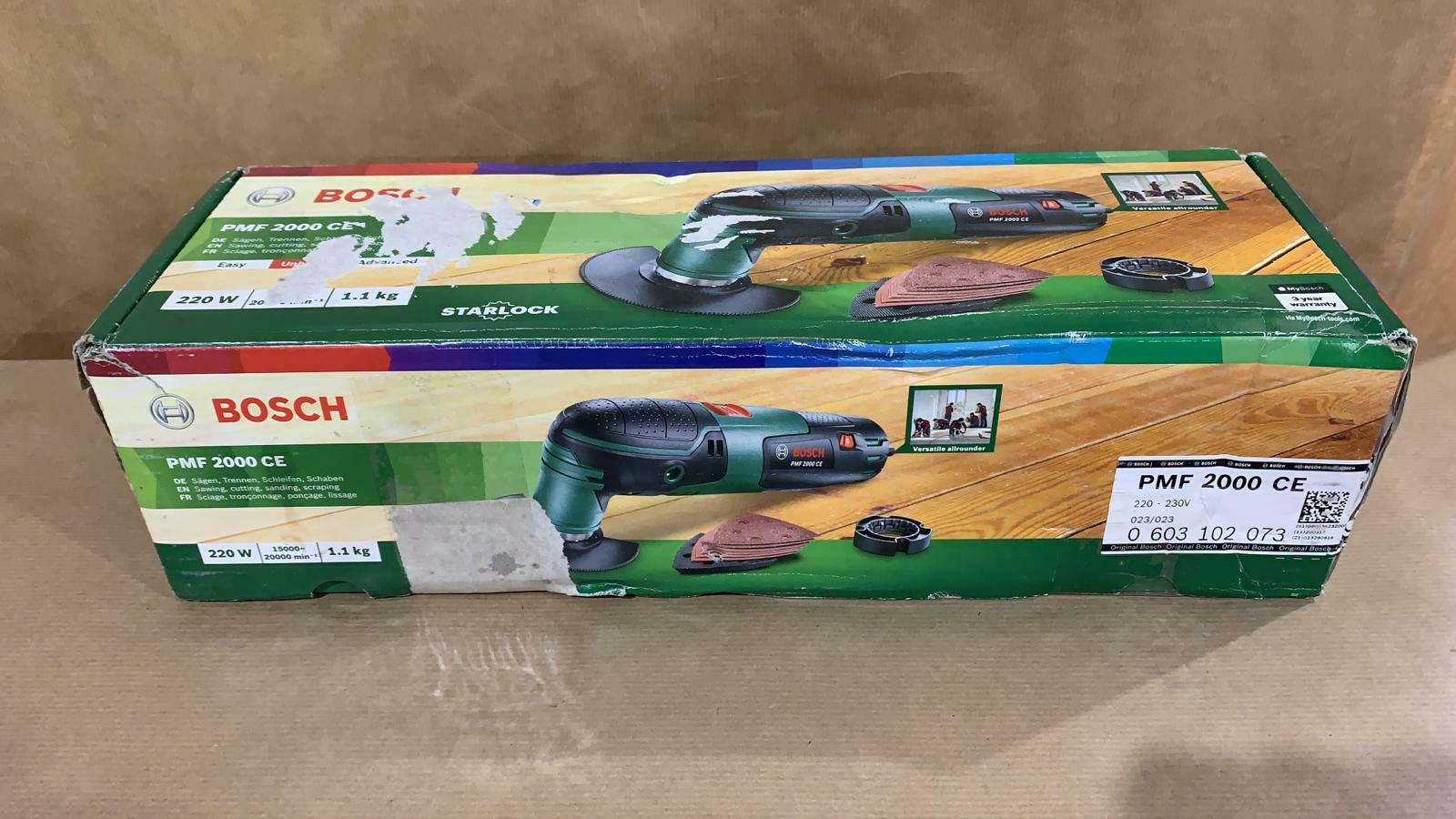 Bosch 240V 220W Corded Multi tool PMF 2000 CE-Boxed- 0591