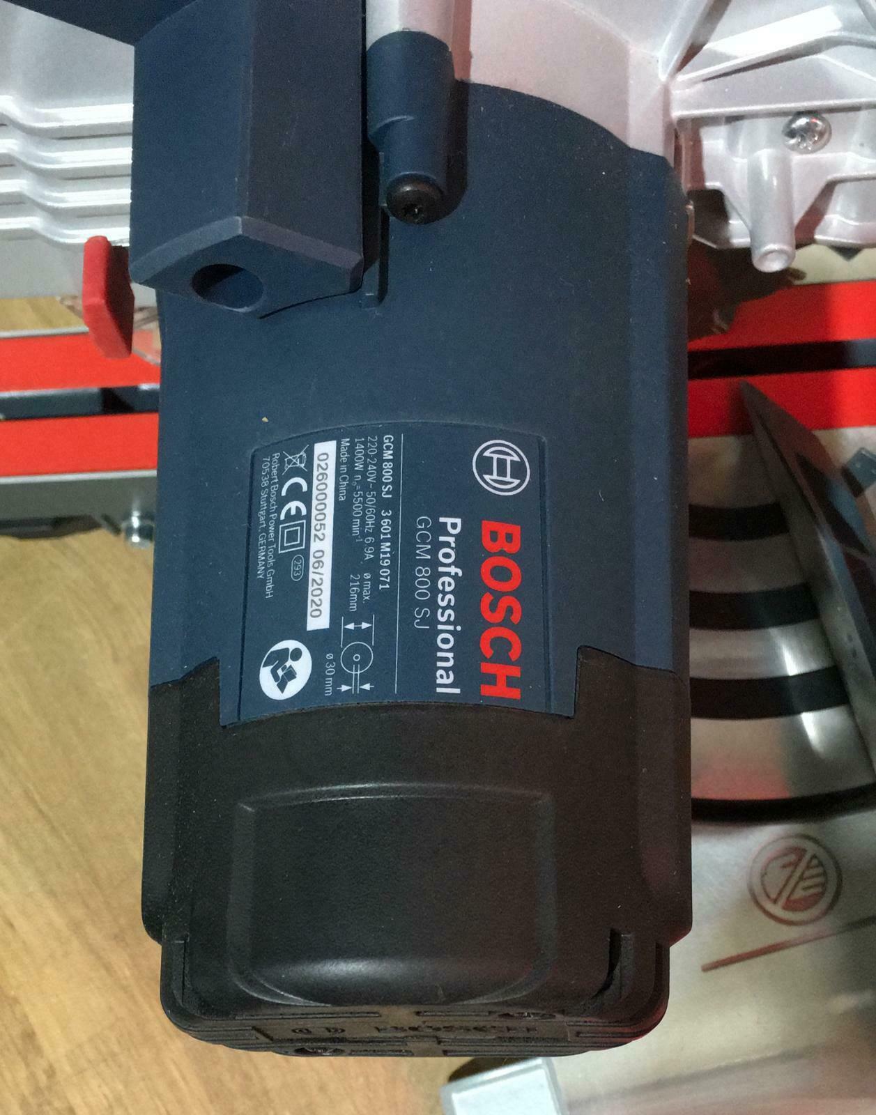Bosch Professional 1400W 230V 216mm Compound mitre saw GCM 800 SJ 4296
