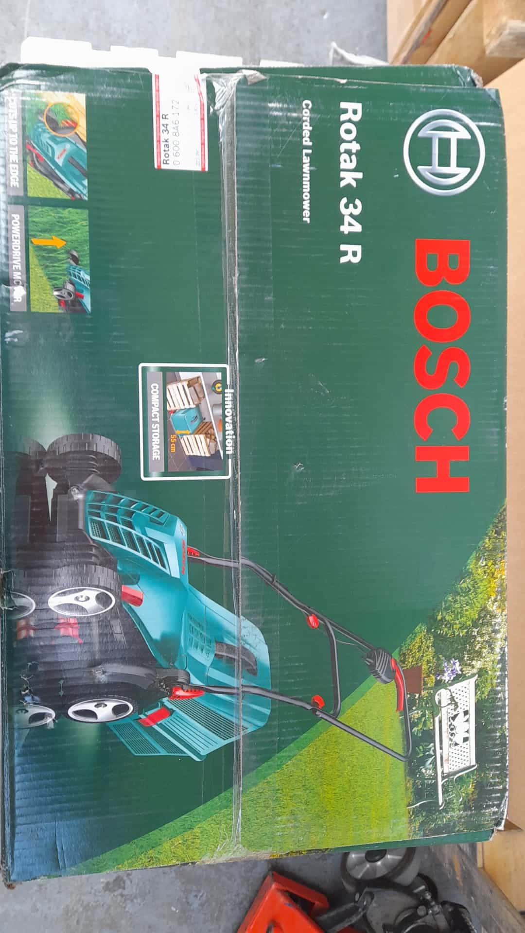Bosch Rotak 34 R Corded Electric Rotary Lawnmower 6472