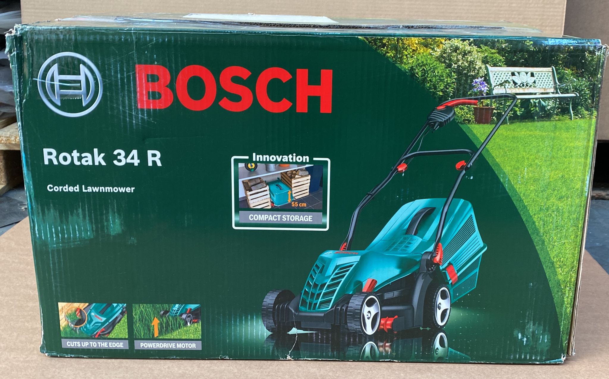 Bosch Rotak 34 R Corded Electric Rotary Lawnmower 6472