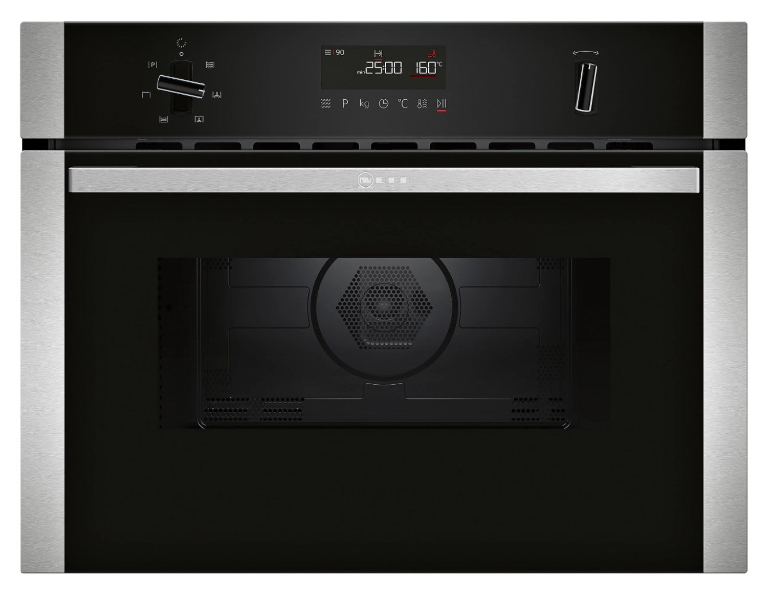 Neff Microwave Oven Built-in 60 x 45 cm Stainless Steel C1AMG84N0B 2036