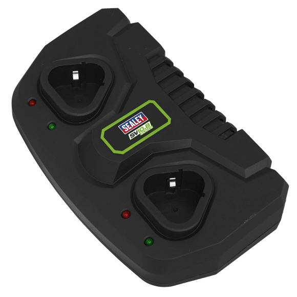 Sealey 10.8V SV10.8 Series Dual Fast Charge Lithium-ion Battery Charger
