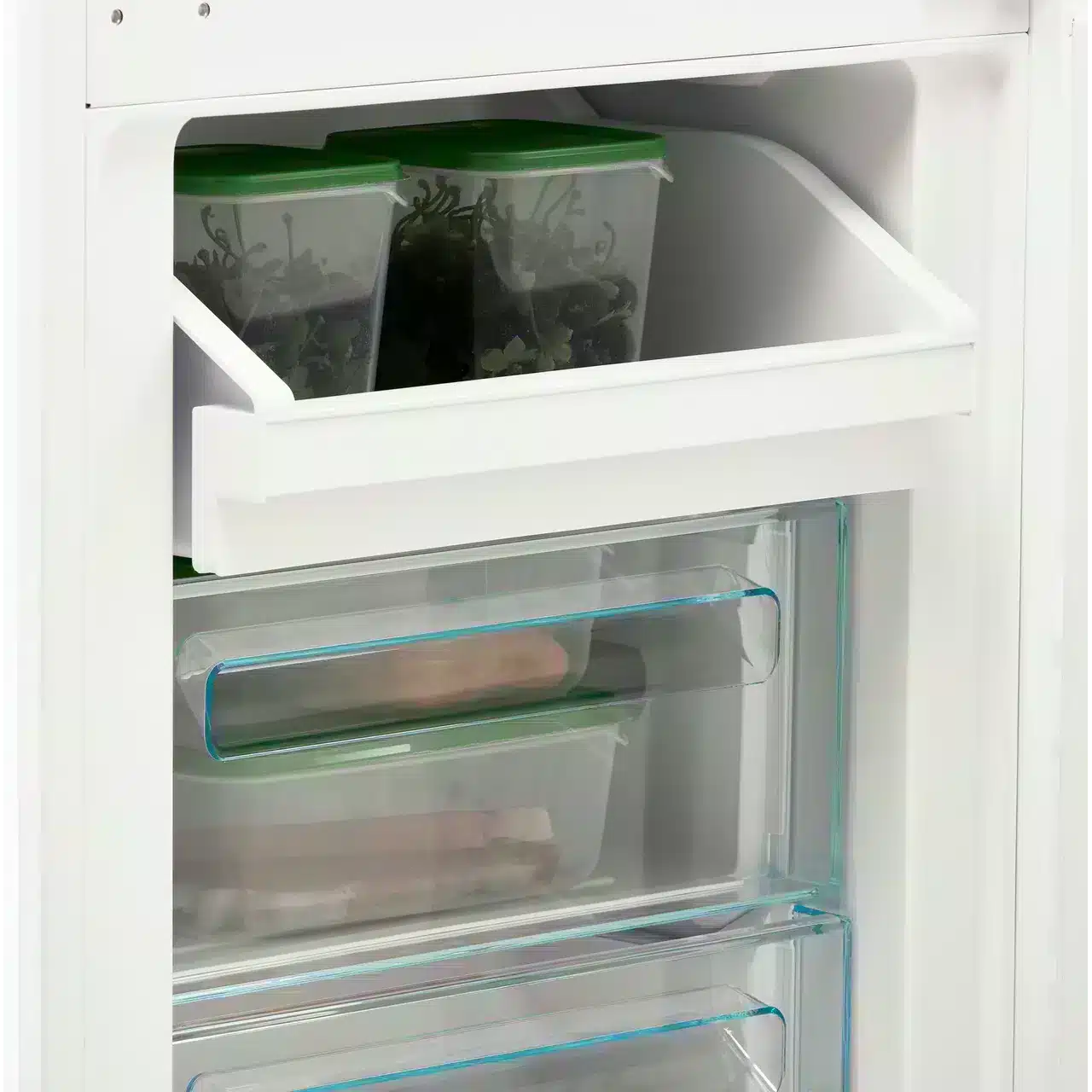 Candy CBT3518FWK White Integrated 70/30 248L No Frost - Frost Free Fridge Freezer 1491