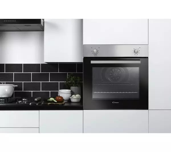 Candy FCP600X Stainless Steel Integrated Electric Single Oven X-Display 24