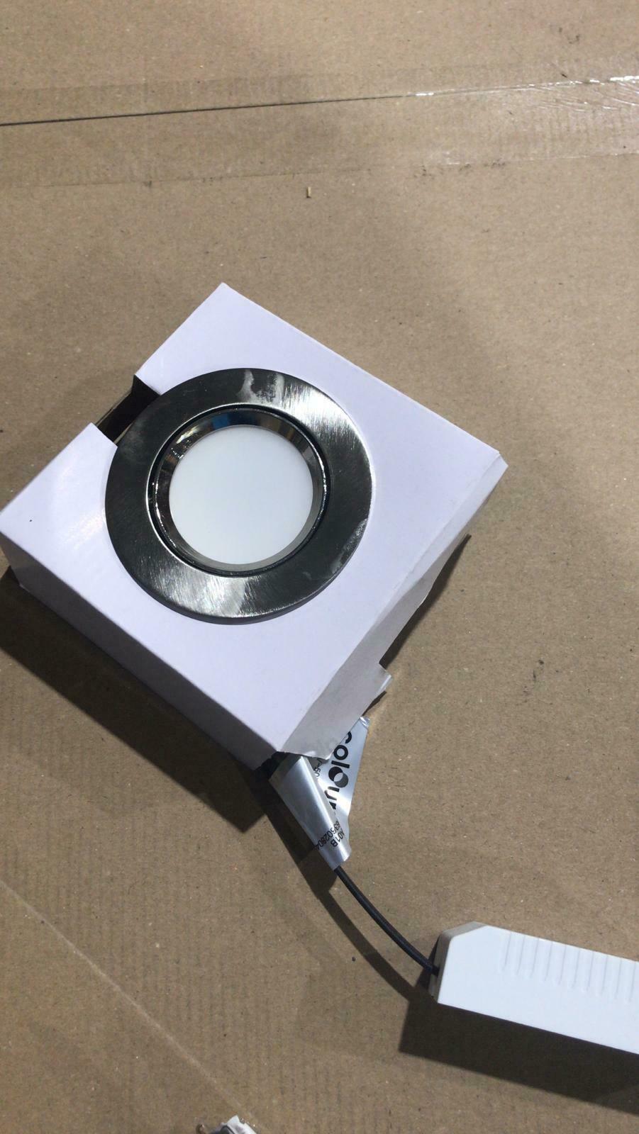 Colours Brushed chrome LED Adjustable Recessed downlight 8.5 W IP20 N.o 4611
