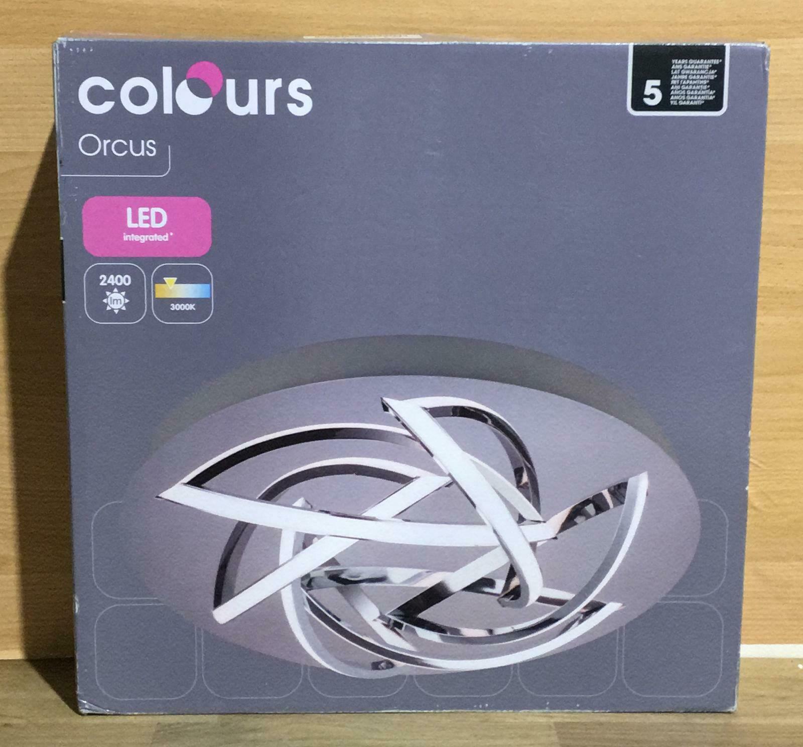 Colours Orcus Chrome effect 6 Lamp Ceiling light-no-2587