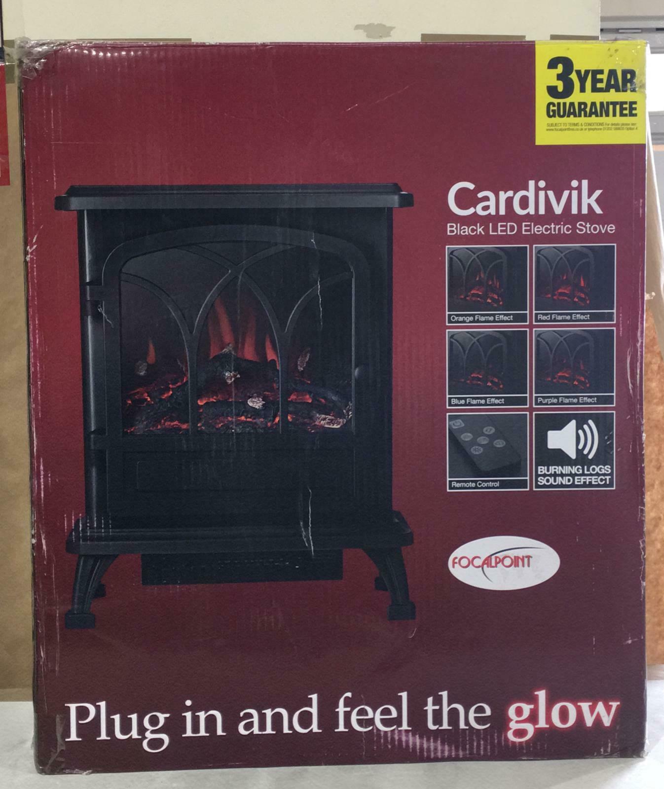 Focal Point Cardivik Remote Control Black Electric Stove- 0009