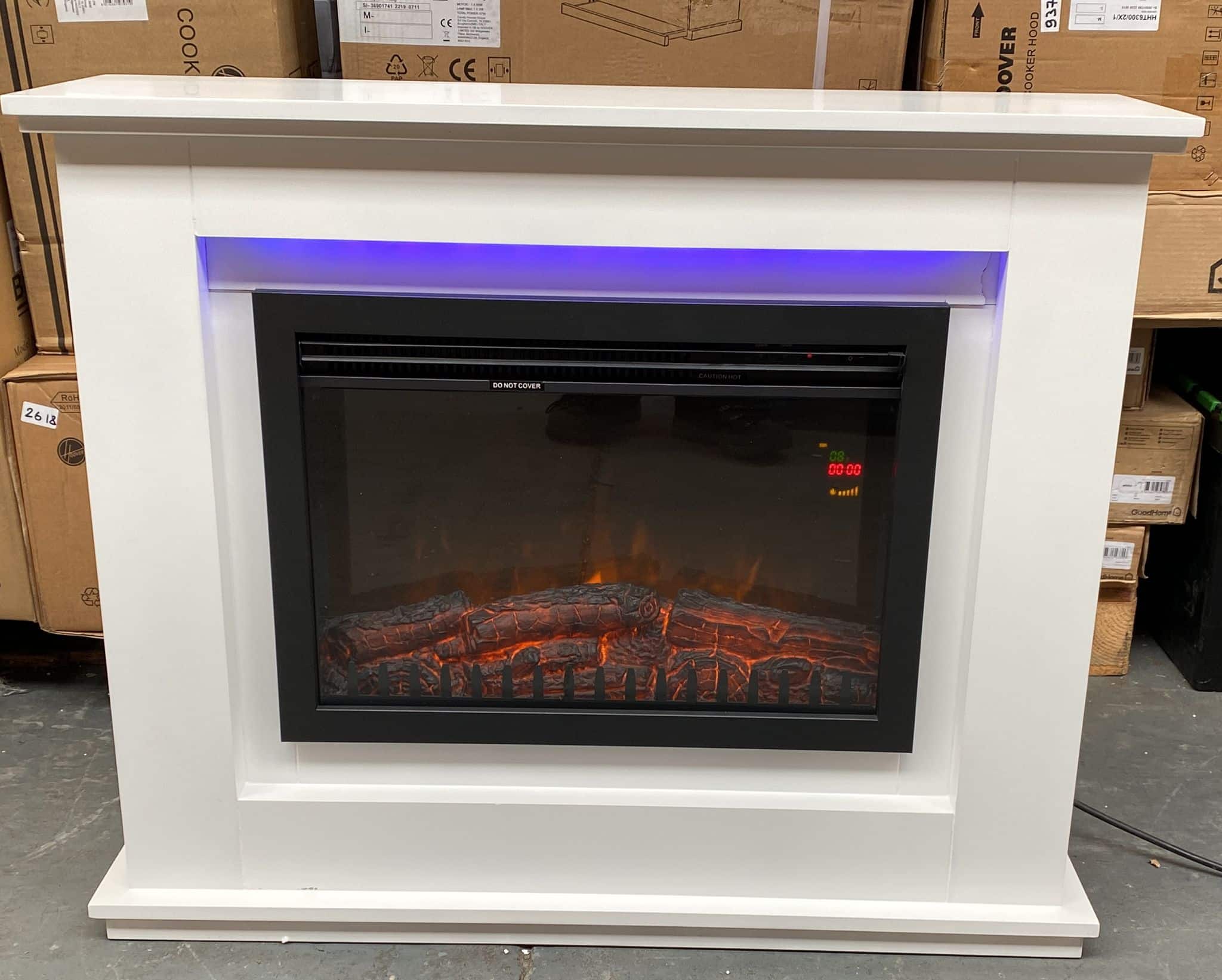 Focal Point Medford White Electric Fire suite X-Display 5276